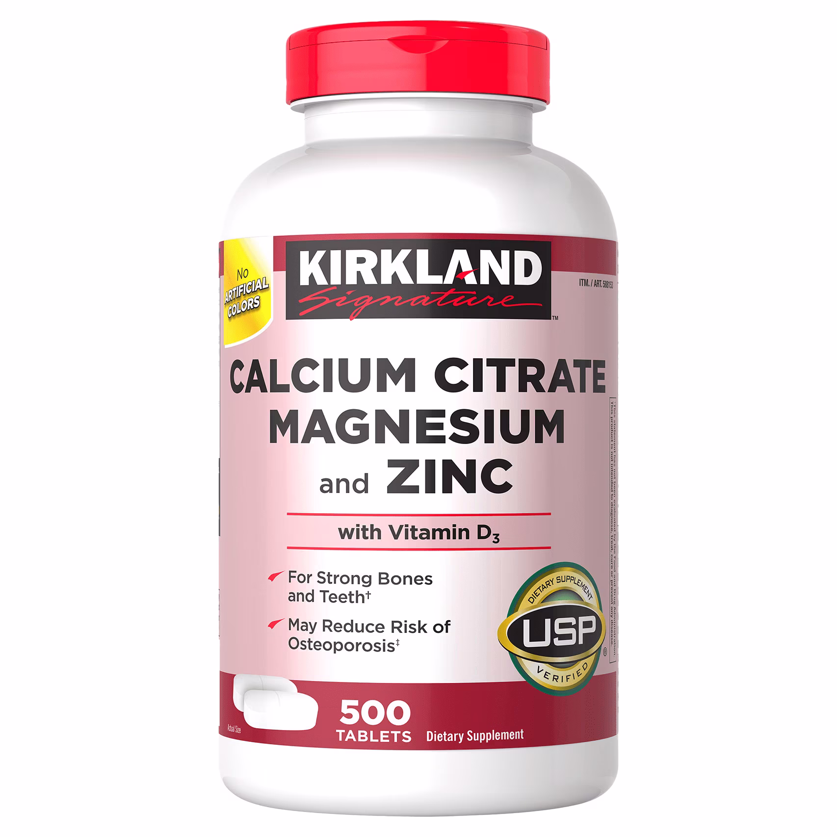 CALCIO CITRATE MAGNESIO ZINC TAB 500 KIRKLAND